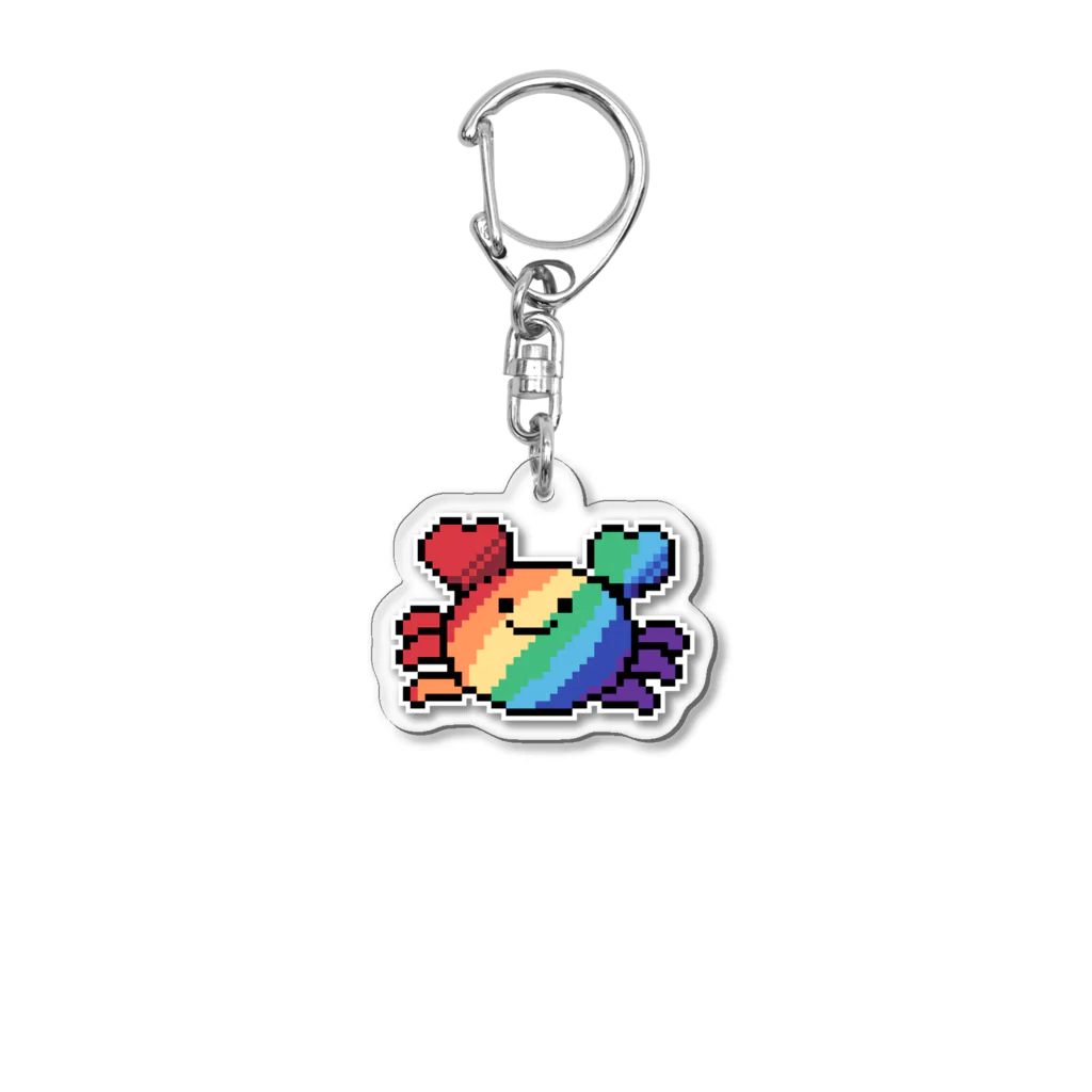 カナタのレインボーカニちゃん（アクキー） Acrylic Key Chain