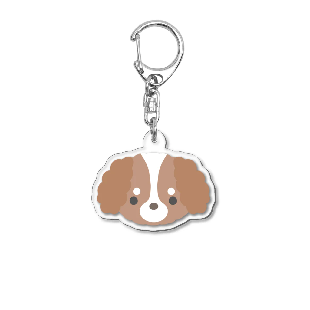 Nagatoのうちのわんこ(PC茶プードル) Acrylic Key Chain