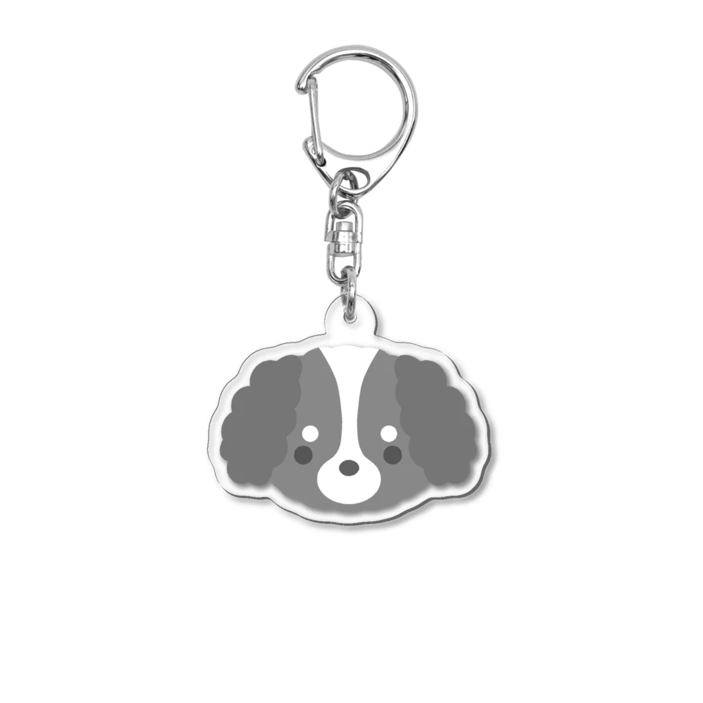 Nagatoのうちのわんこ(PC黒プードル) Acrylic Key Chain