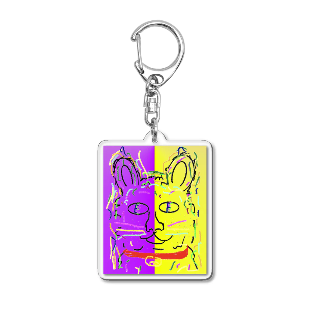 Zande のザンデライオン・スペシャルカラーVer. Acrylic Key Chain