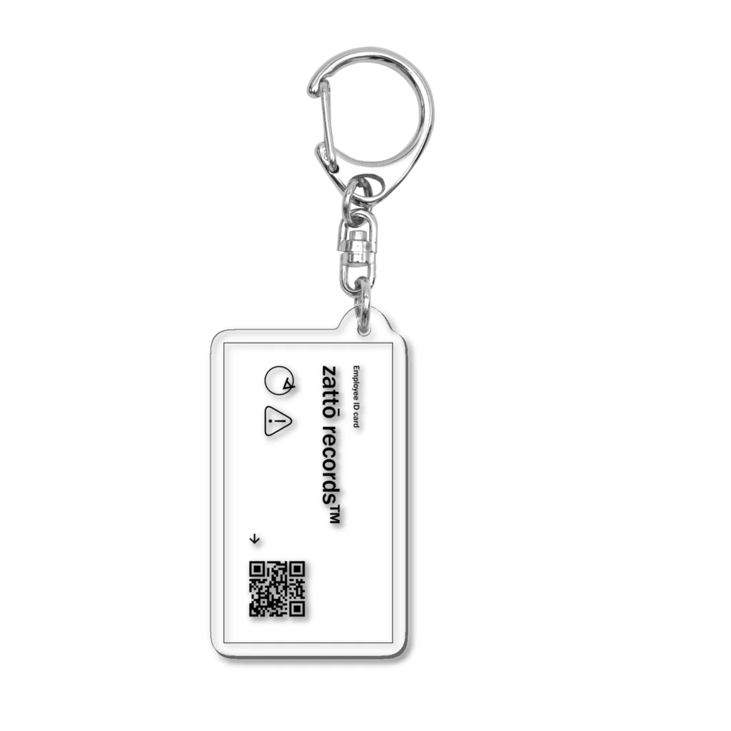 zattō records™のID_Card 1 Acrylic Key Chain