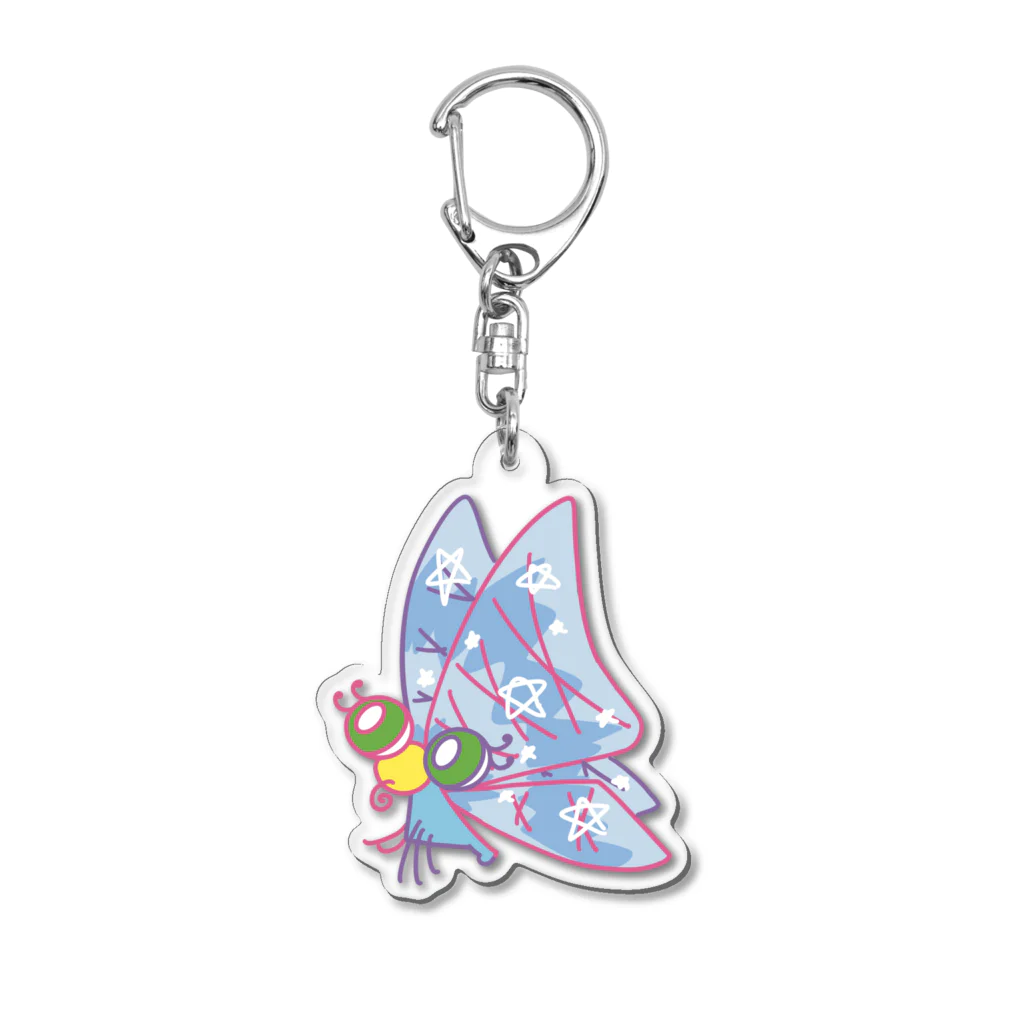 こねずみ出版のチョウチョさん01 Acrylic Key Chain