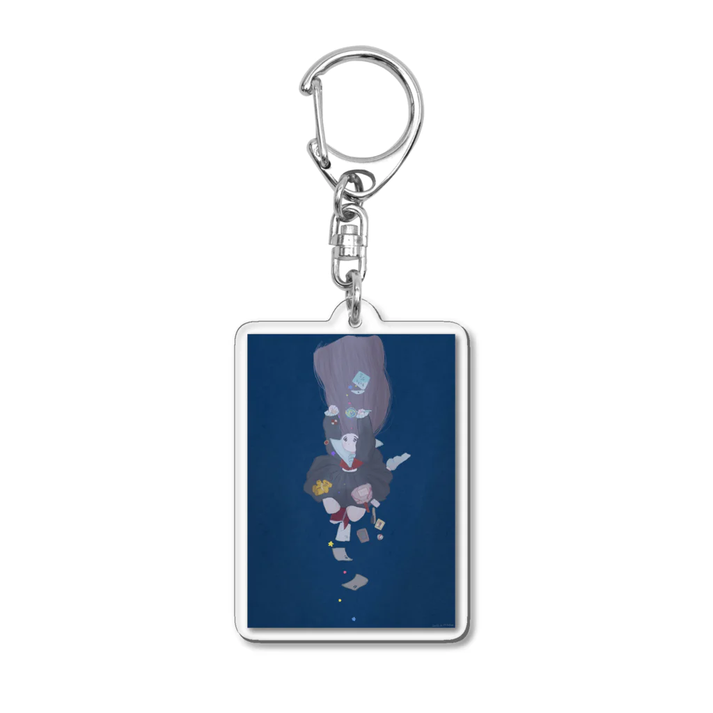 よこやまななこのワタシカワイイ Acrylic Key Chain