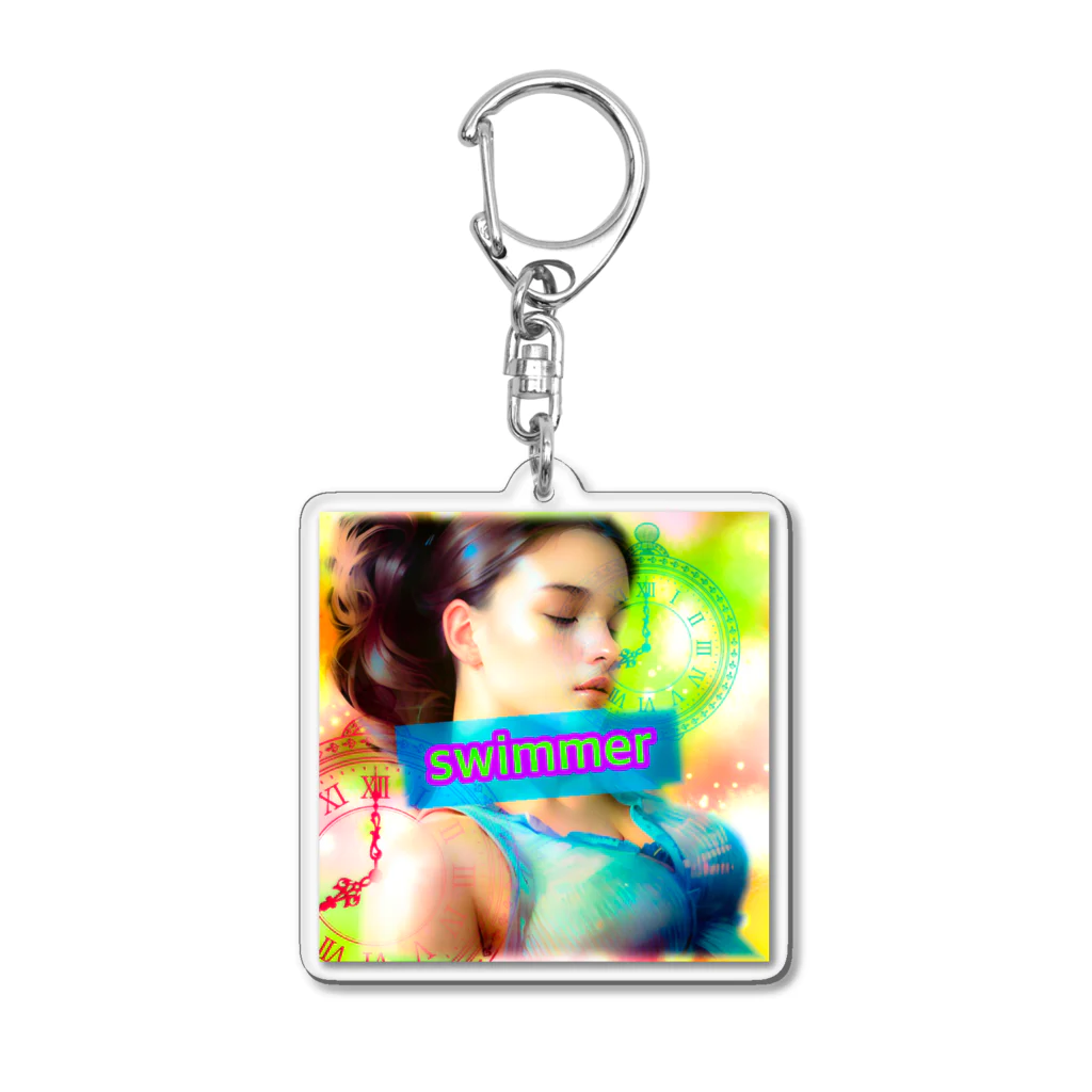 光蔵のお店のswimmer Acrylic Key Chain