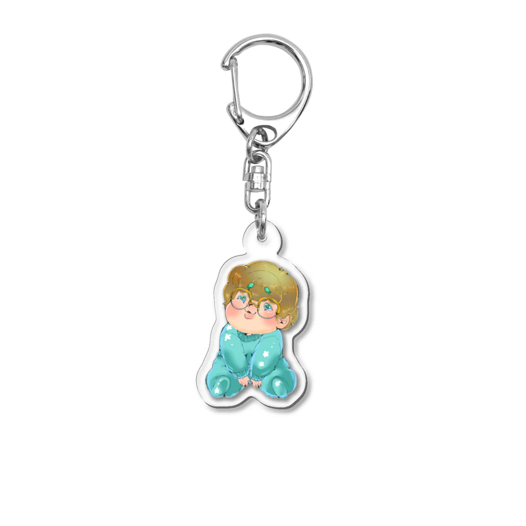 なまもの鮎のなまもの鮎　アババちゃん Acrylic Key Chain