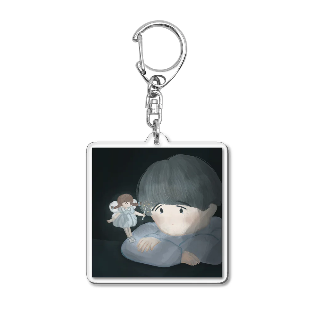 よこやまななこのあなたのせいじゃないよ Acrylic Key Chain