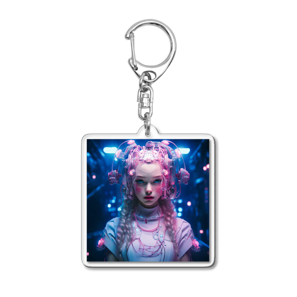 Nobb Takami Worksの恋するアンドロイド 002 Acrylic Key Chain