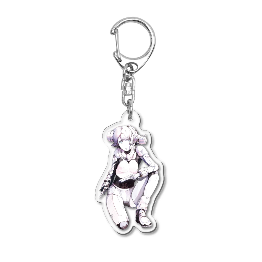 guitarsのMechako (Dameged) Acrylic Key Chain