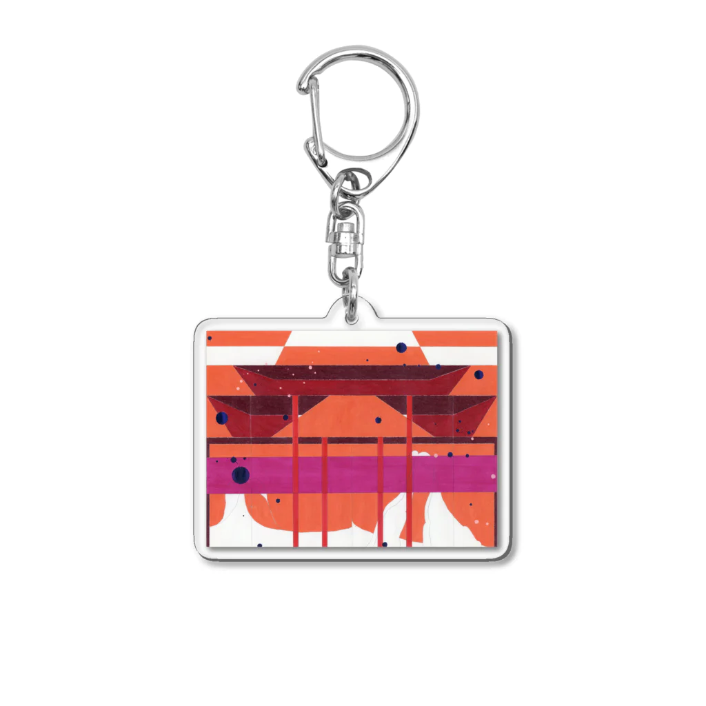 SatoshiOsadaのSHURI CASTLE SISTERS Acrylic Key Chain