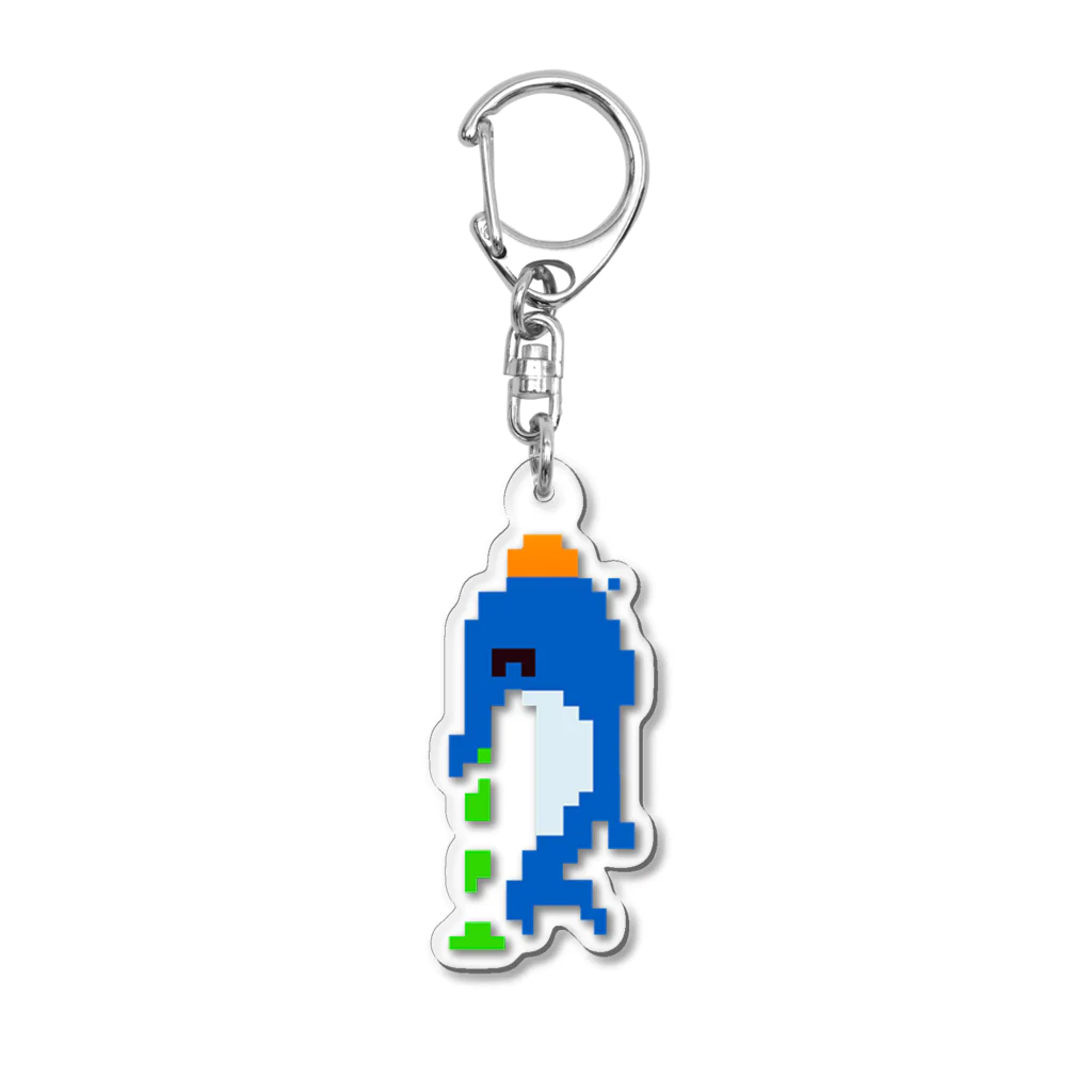 ゲームスナックヒナガタ商店のゲロイルカくん Acrylic Key Chain