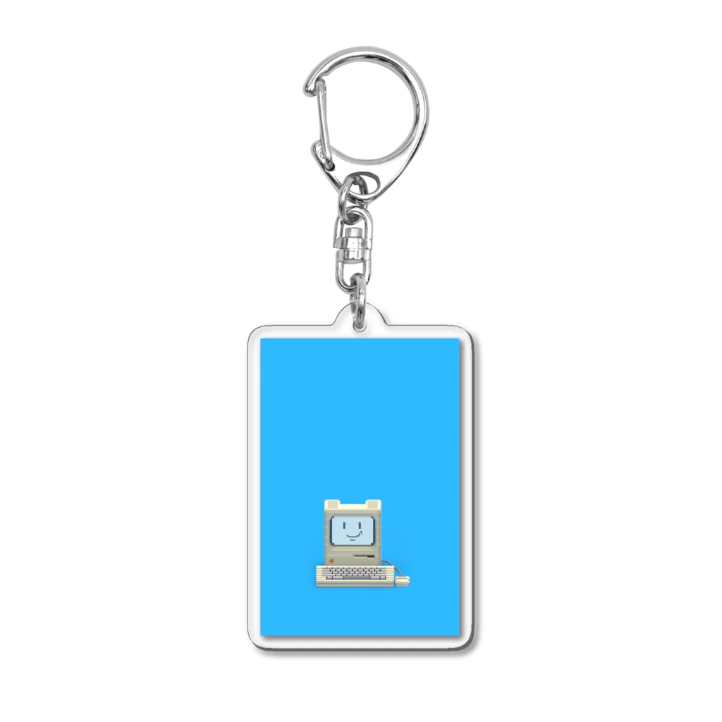 Happy Paint ShopのVoxelart-Computer- Acrylic Key Chain