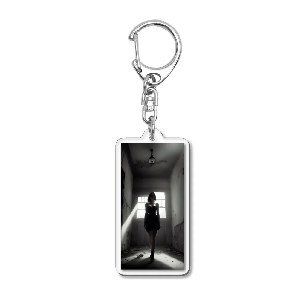 justfit150のa woman in the shadows Acrylic Key Chain