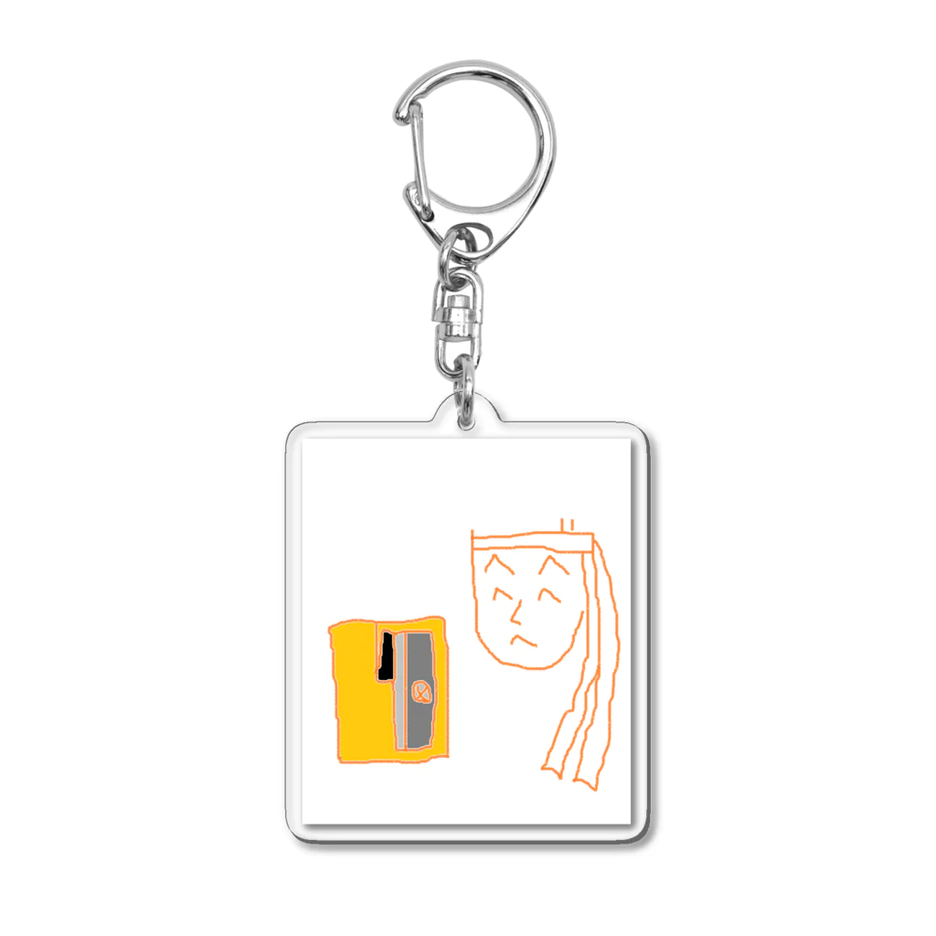 kuhejisanのくへじさんの鉛筆削り Acrylic Key Chain