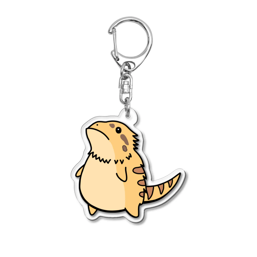 あれぷずのフトアゴヒゲトカゲくん Acrylic Key Chain