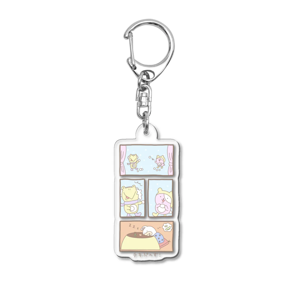 チワぷんず！のチキぷんず！マンガアクリルキーホルダー Acrylic Key Chain