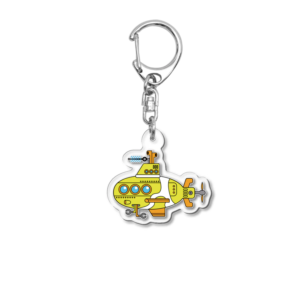 mawwwww.com | design projectの海底探索サブマリン Acrylic Key Chain