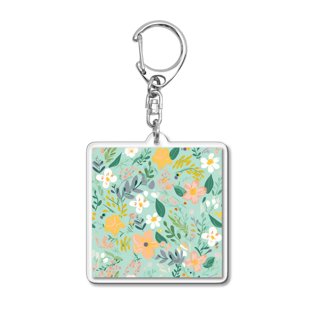 Playful Planetのflower 2 Acrylic Key Chain