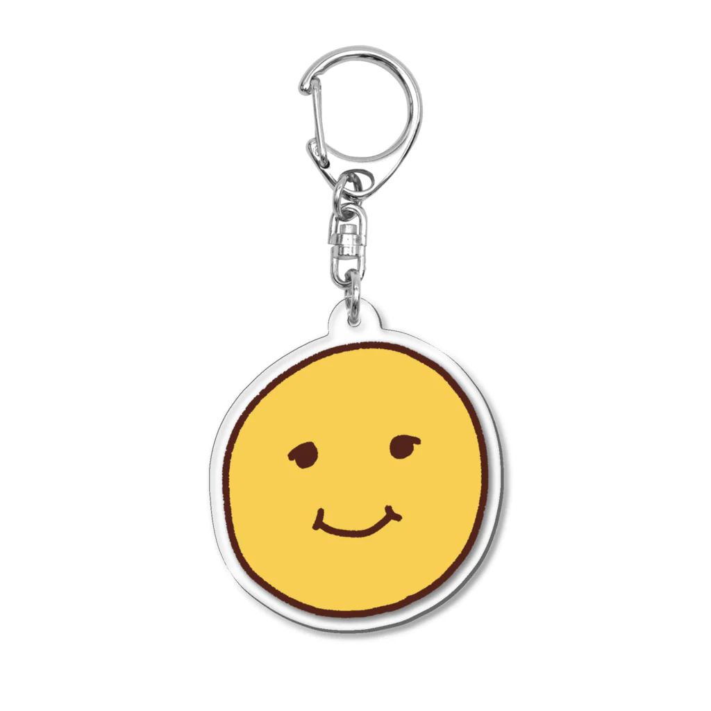 ふうせんの感情があまりないニコちゃん Acrylic Key Chain