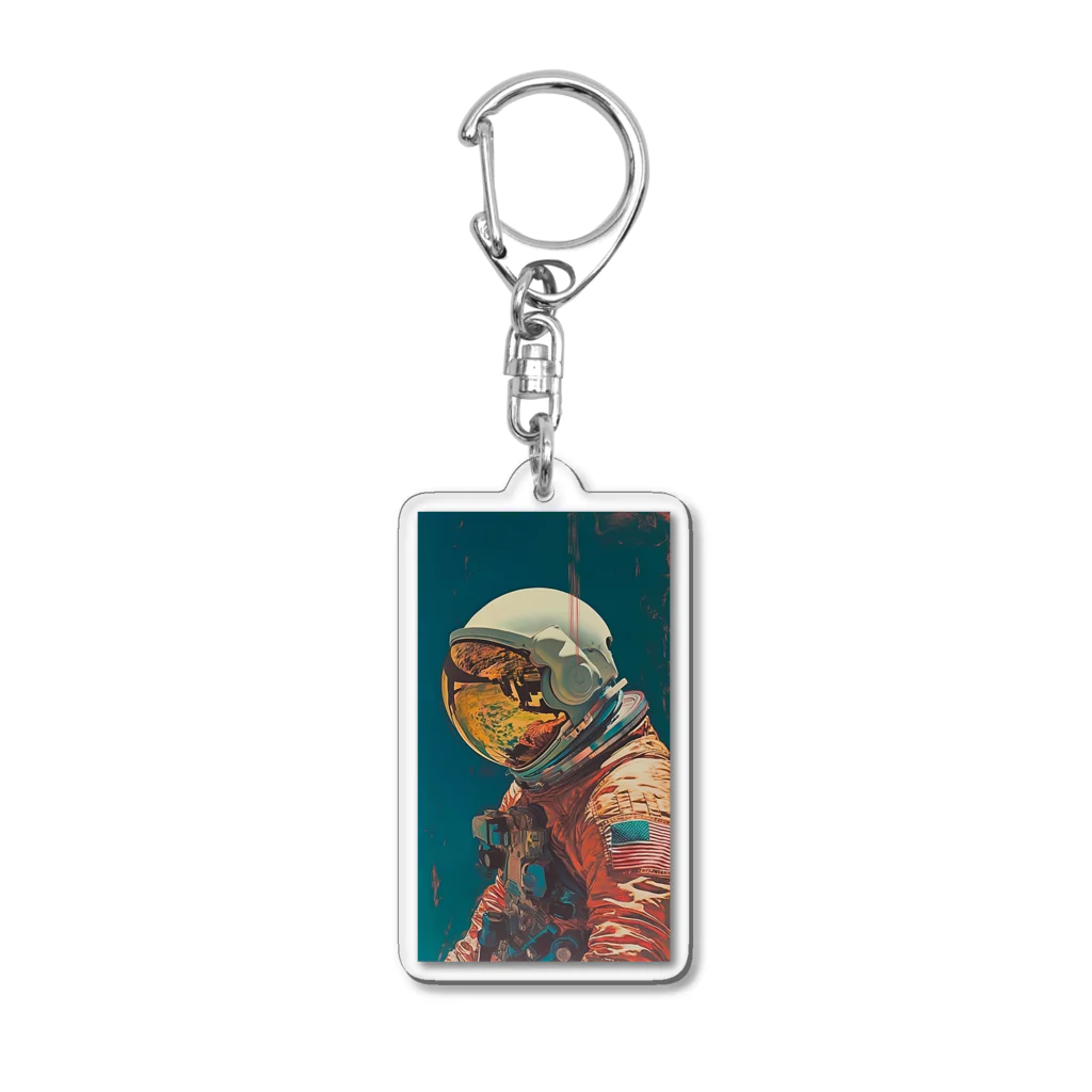 Playful PlanetのAstronauts Acrylic Key Chain