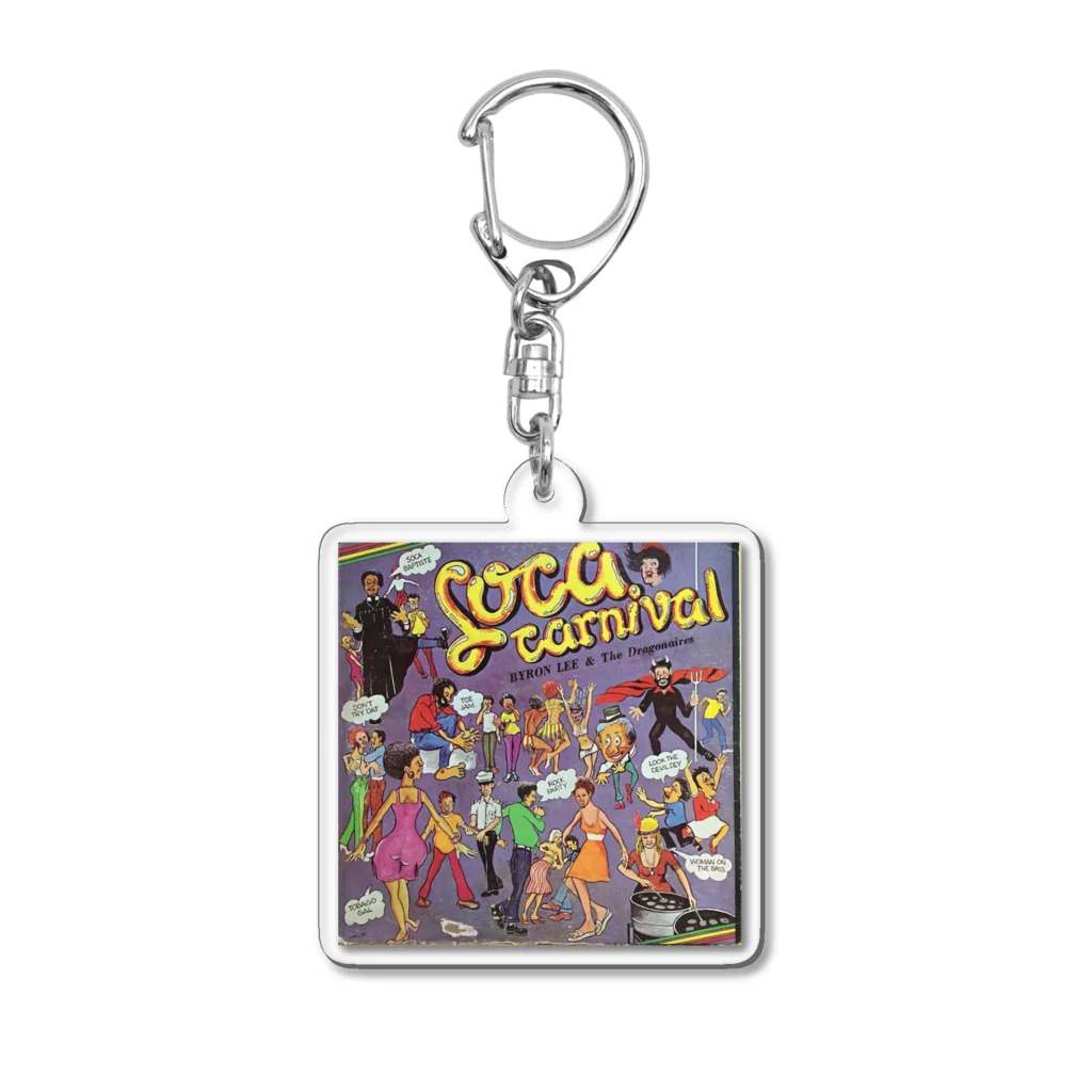 captain guard island.89のSOCA! Steelpan carnival Acrylic Key Chain