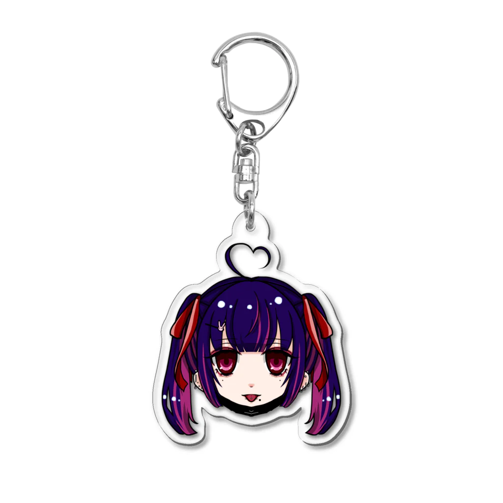 でぇふくのアホ毛ちゃん Acrylic Key Chain