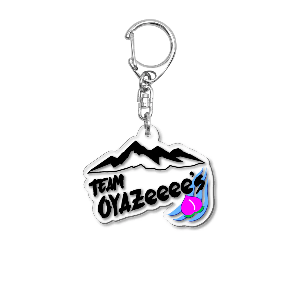 Fortune Campers そっくの雑貨屋さんのTeam Oyazeeee's Acrylic Key Chain