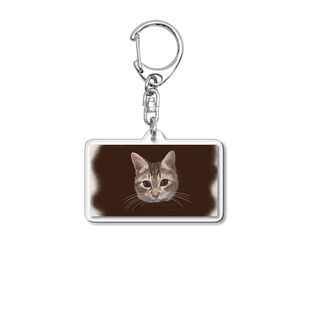 ワタシ。の猫のてんちゃん Acrylic Key Chain