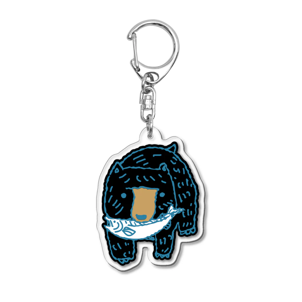 テクテクと。イラスト部のキムンカムイくん Acrylic Key Chain