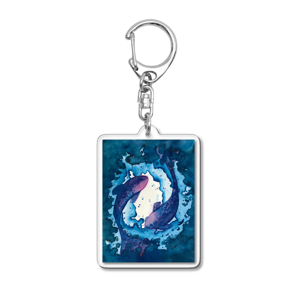 attaのHalak a víz alatt 水中の魚達 Acrylic Key Chain