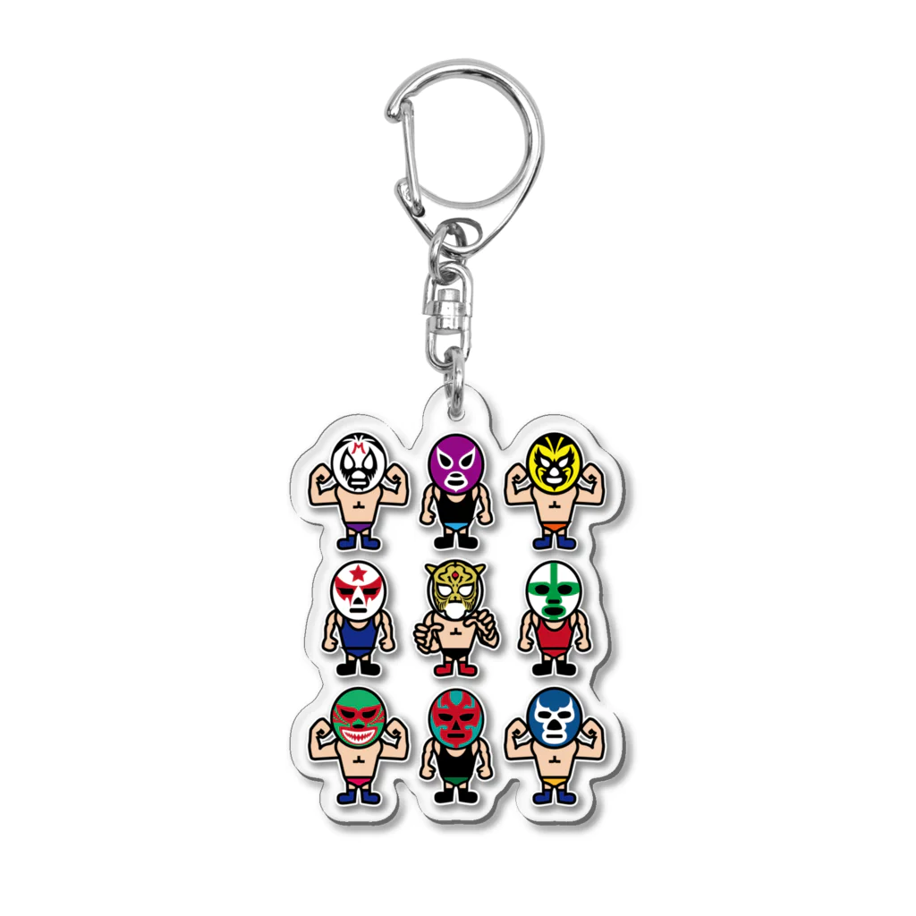 LUCHAのMASKMANS Acrylic Key Chain