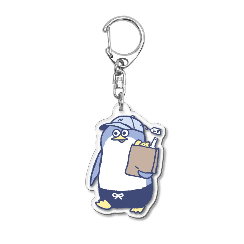 mindwaveincのニッチモサッチモ(新しい帽子） Acrylic Key Chain