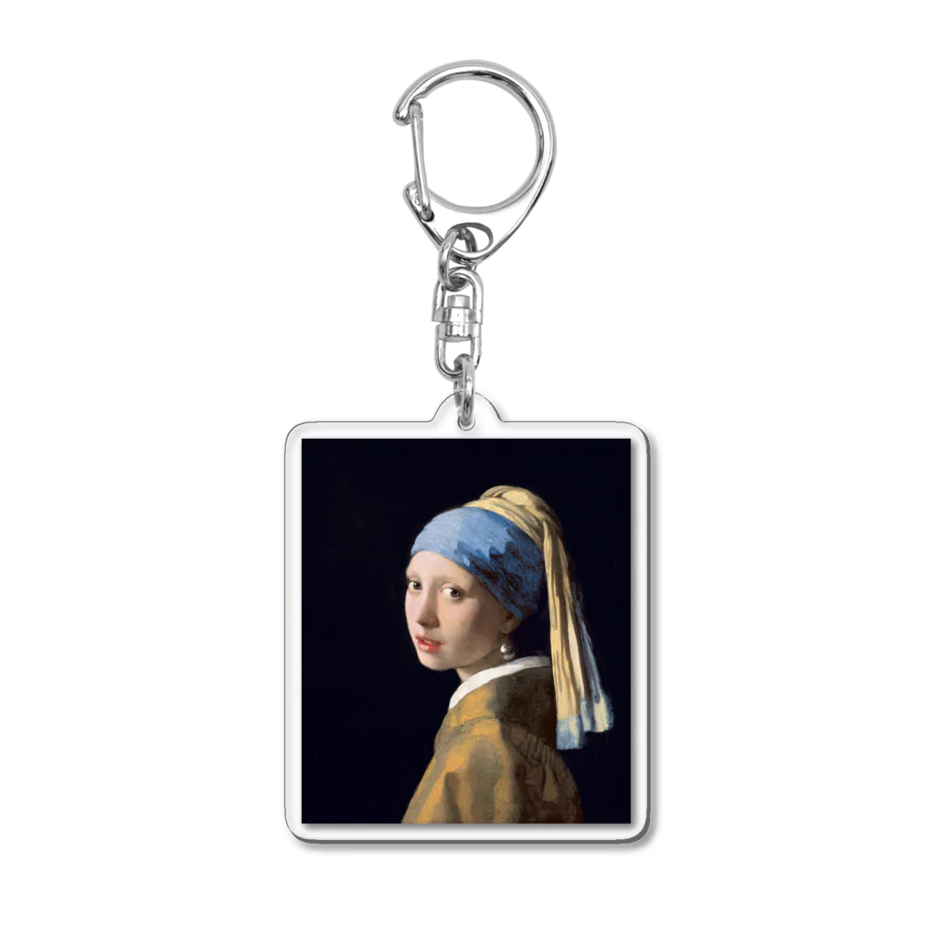 世界美術商店の真珠の耳飾りの少女 / Girl with a Pearl Earring アクリルキーホルダー