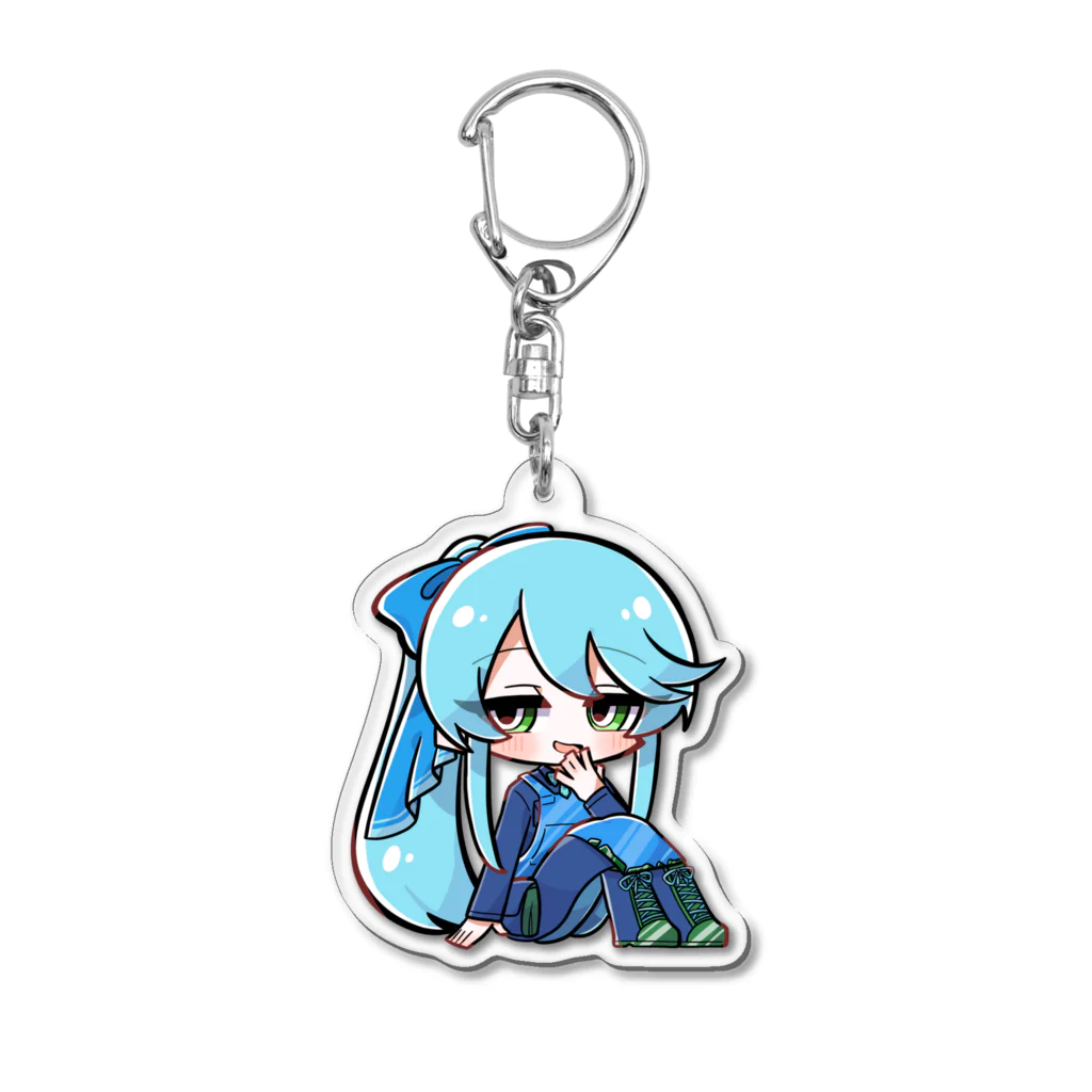 ゆっくりでぃすこのかんなちゃん　カートゥーン風 Acrylic Key Chain