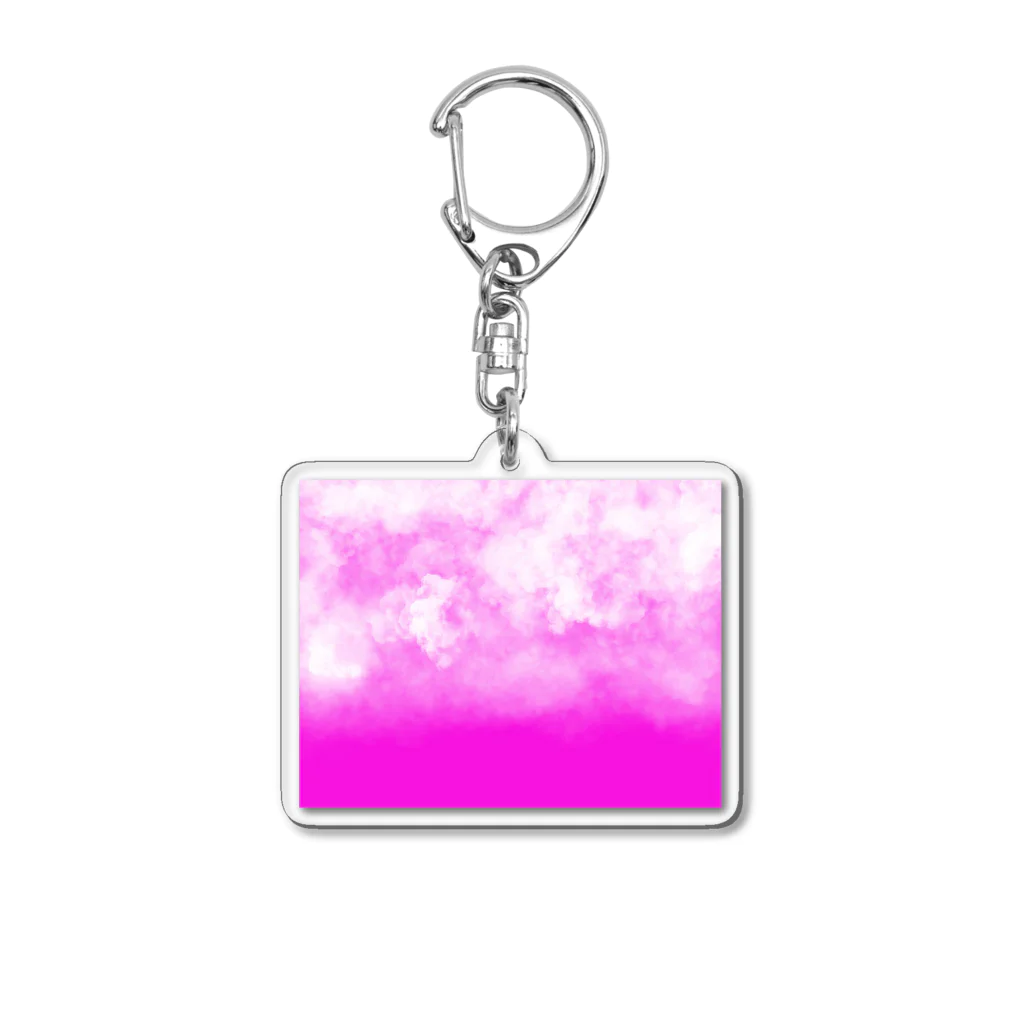 IHYLIのSky/pink Acrylic Key Chain