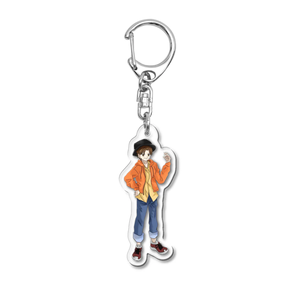 Kouki🐯❤️‍🩹 《こーちゃんねる》チャンネル登録1900人ありがとう🙏のステッカー Acrylic Key Chain