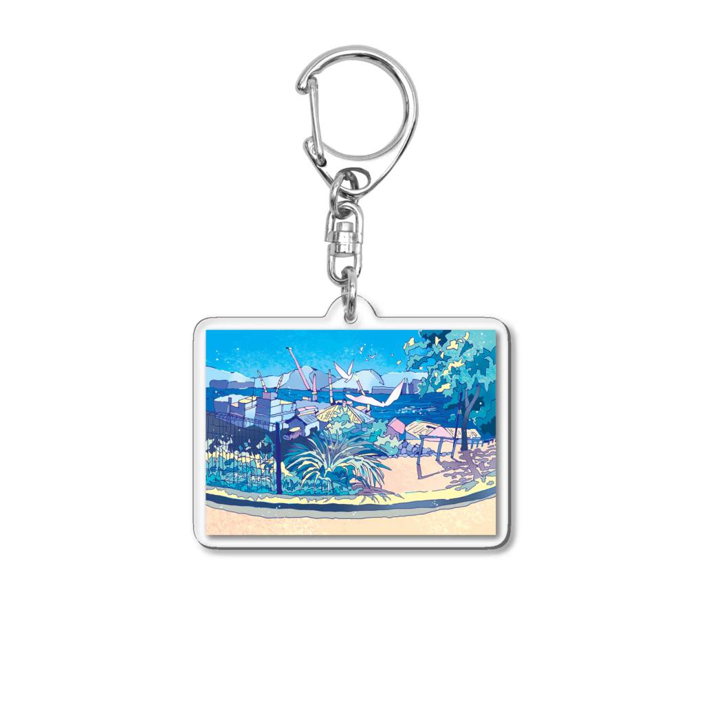 Saigetsuの【旅立ちの日】/長崎の風景 Acrylic Key Chain