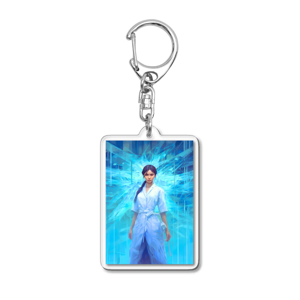 デザイナースSHOPの白衣の天使 Acrylic Key Chain