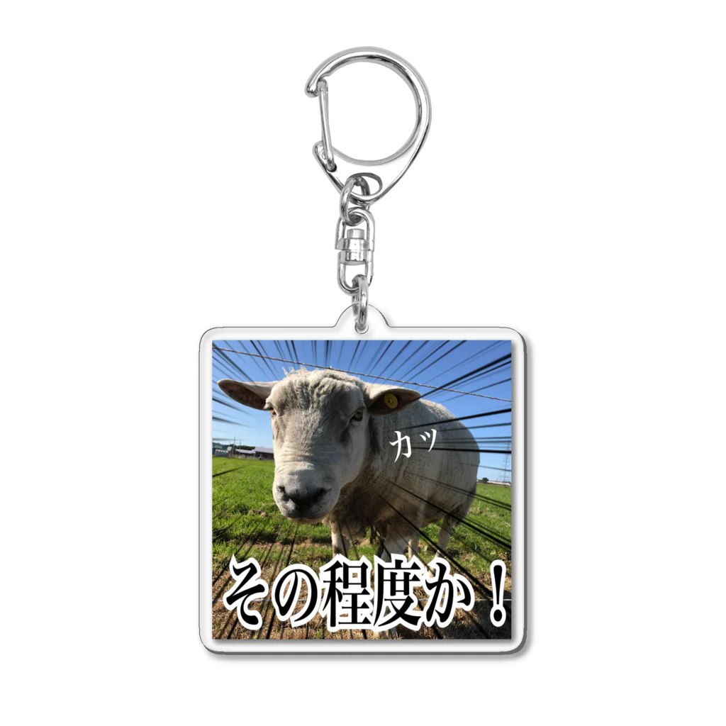 めぇめぇ羊のその程度か！ Acrylic Key Chain