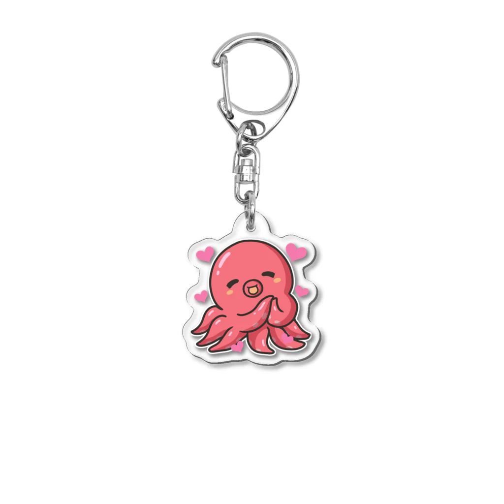 TAKO🐙のTAKO🐙 アクリルキーホルダー