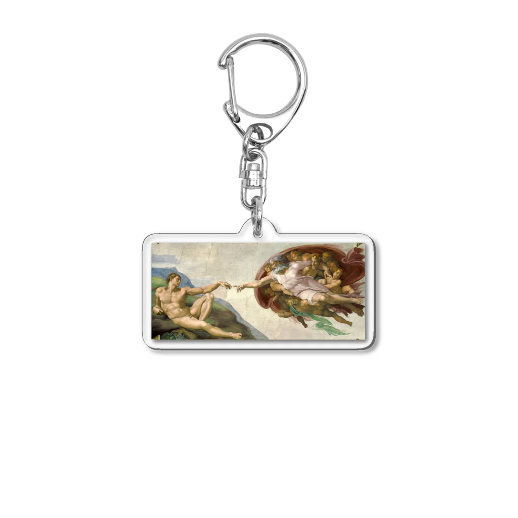 世界美術商店のアダムの創造 / The Creation of Adam Acrylic Key Chain