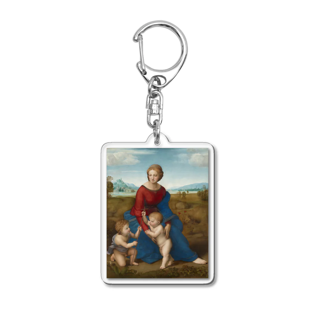 世界美術商店の牧場の聖母 / Madonna del Prato Acrylic Key Chain