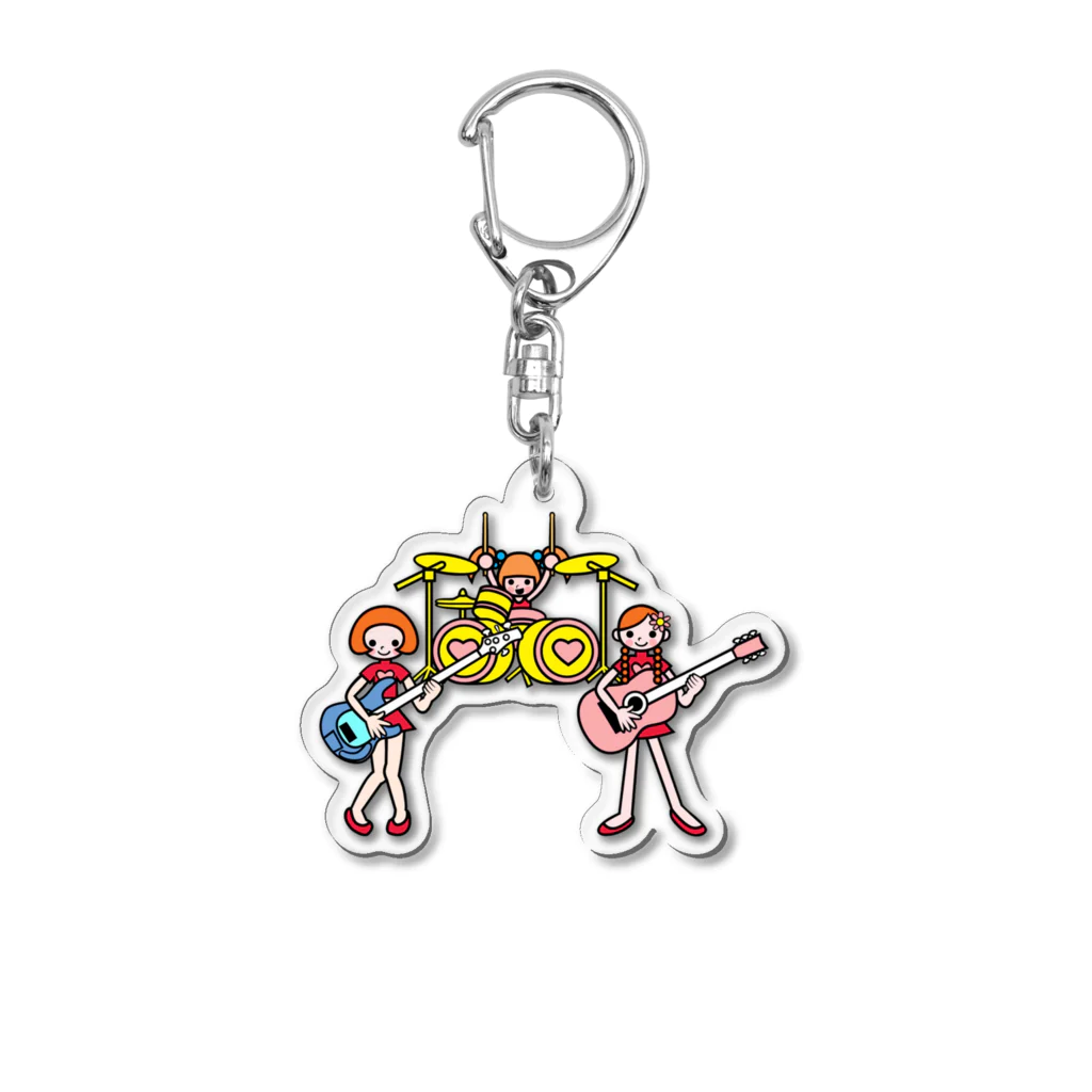 LOFT KEITHのガールズバンド Acrylic Key Chain