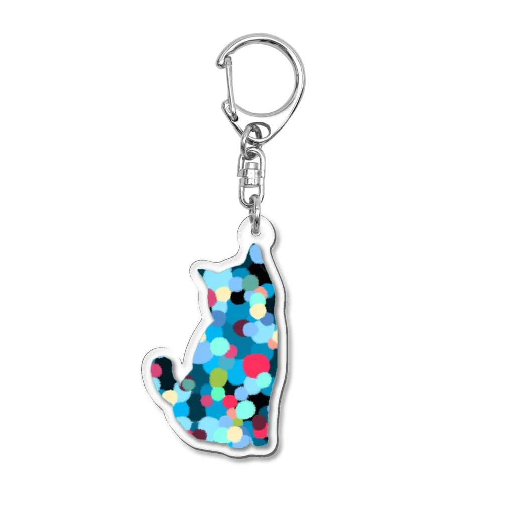 WAMI ARTの夏の水玉 Acrylic Key Chain