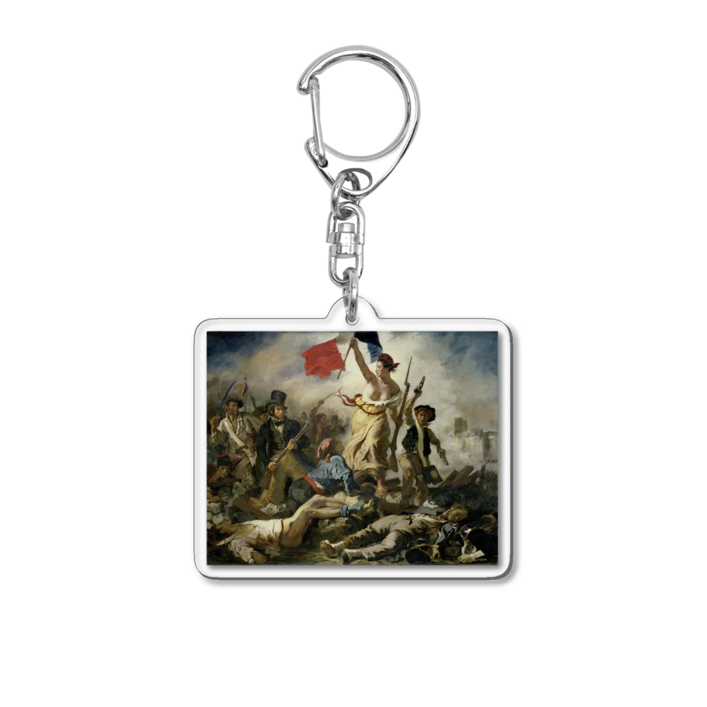 世界美術商店の民衆を導く自由の女神 / Liberty Leading the People Acrylic Key Chain