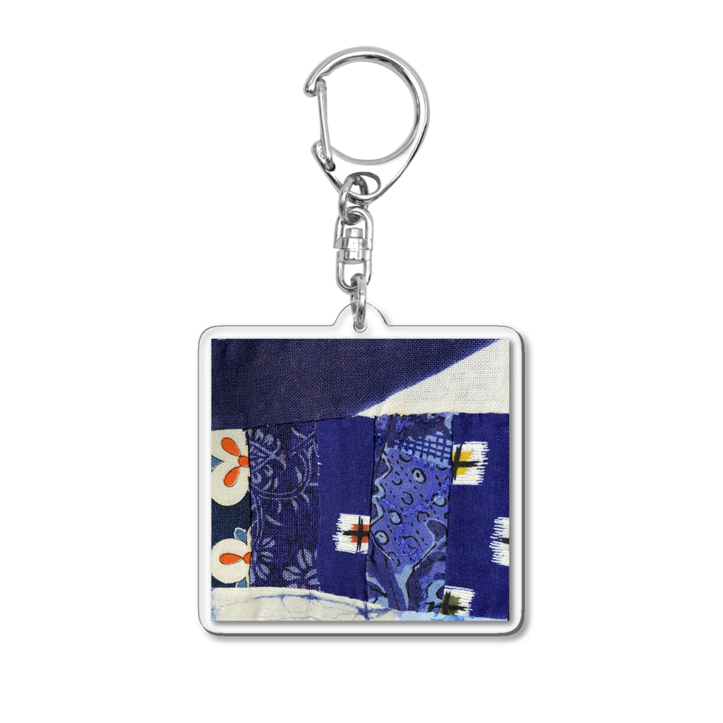 inakaen  いなか園の古布のかけら『ちっくたっく』 Acrylic Key Chain