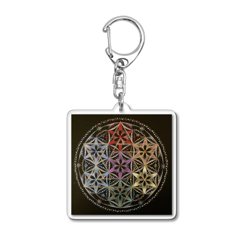 chakloveの【7chakra】キーホルダー Acrylic Key Chain