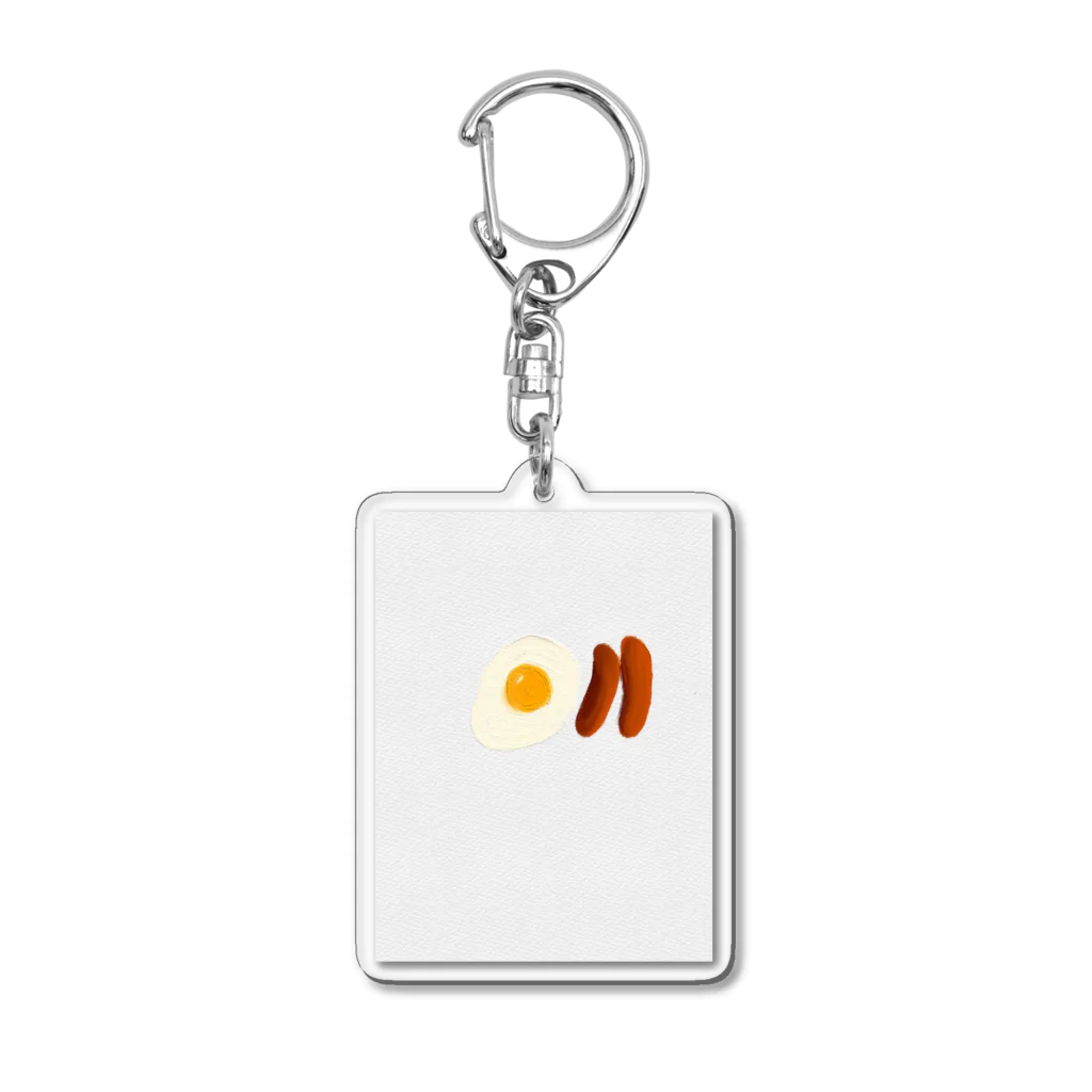 ぱんこの理想の朝ごはん Acrylic Key Chain