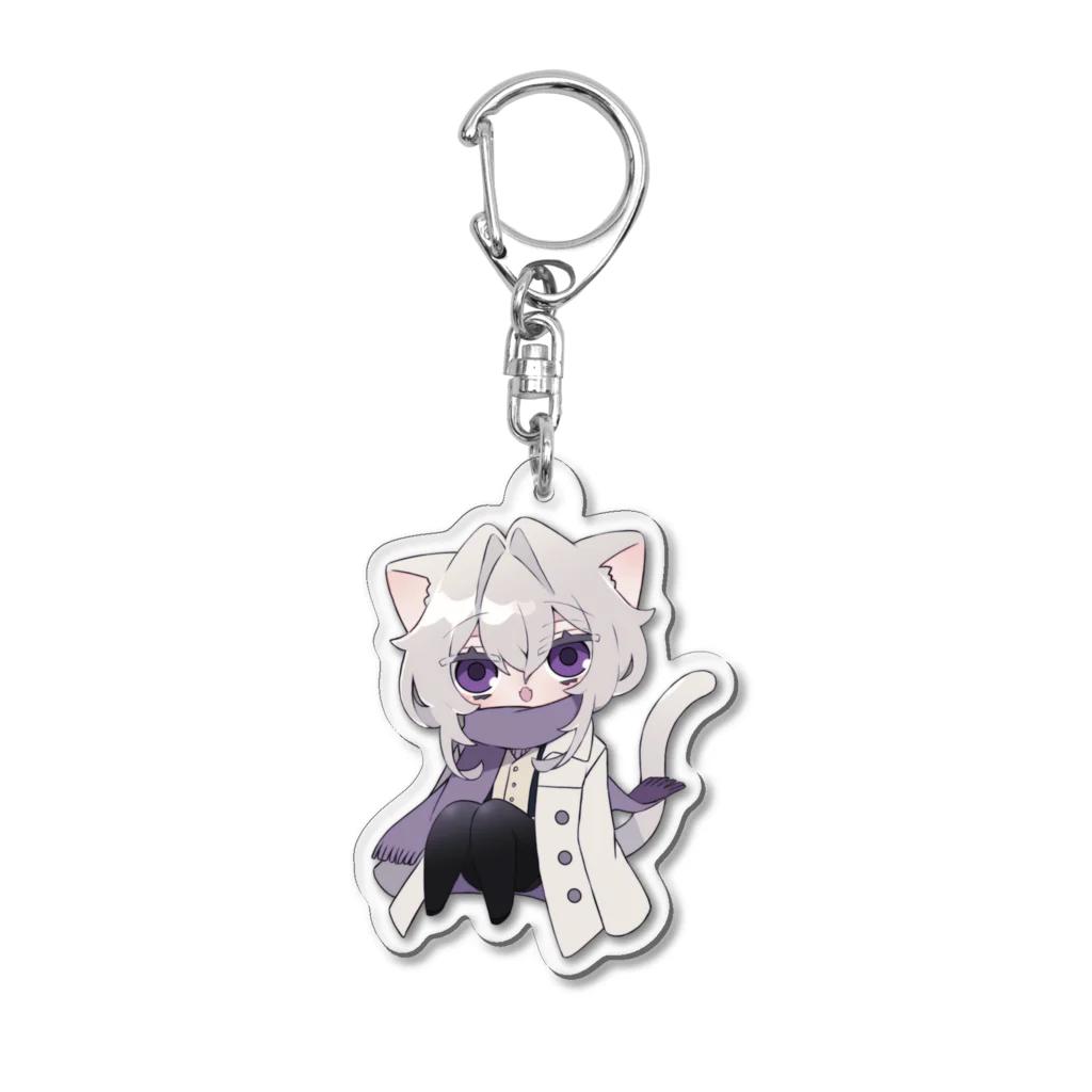 慎のにゃんこエリーくん Acrylic Key Chain