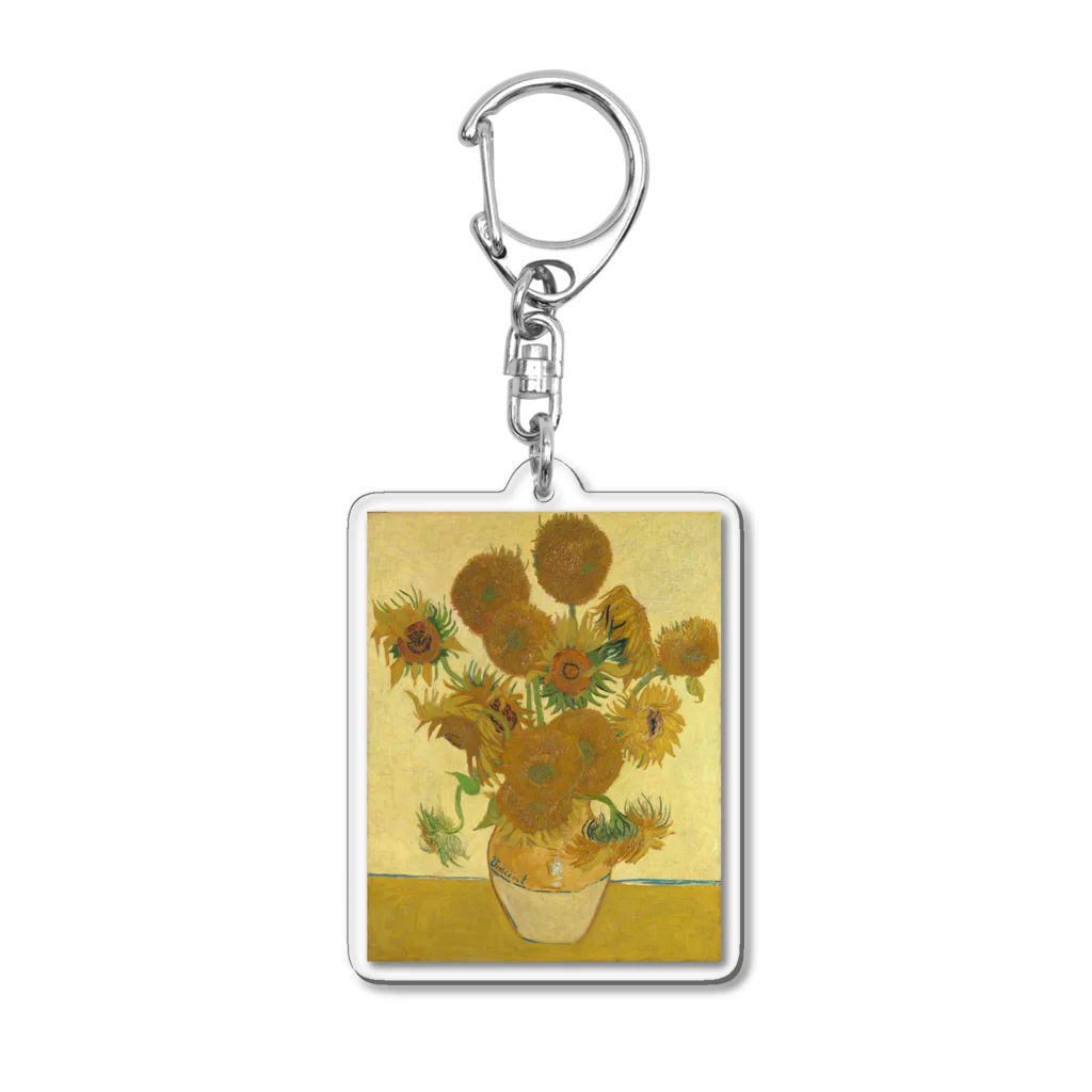 世界美術商店のひまわり / Sunflowers Acrylic Key Chain