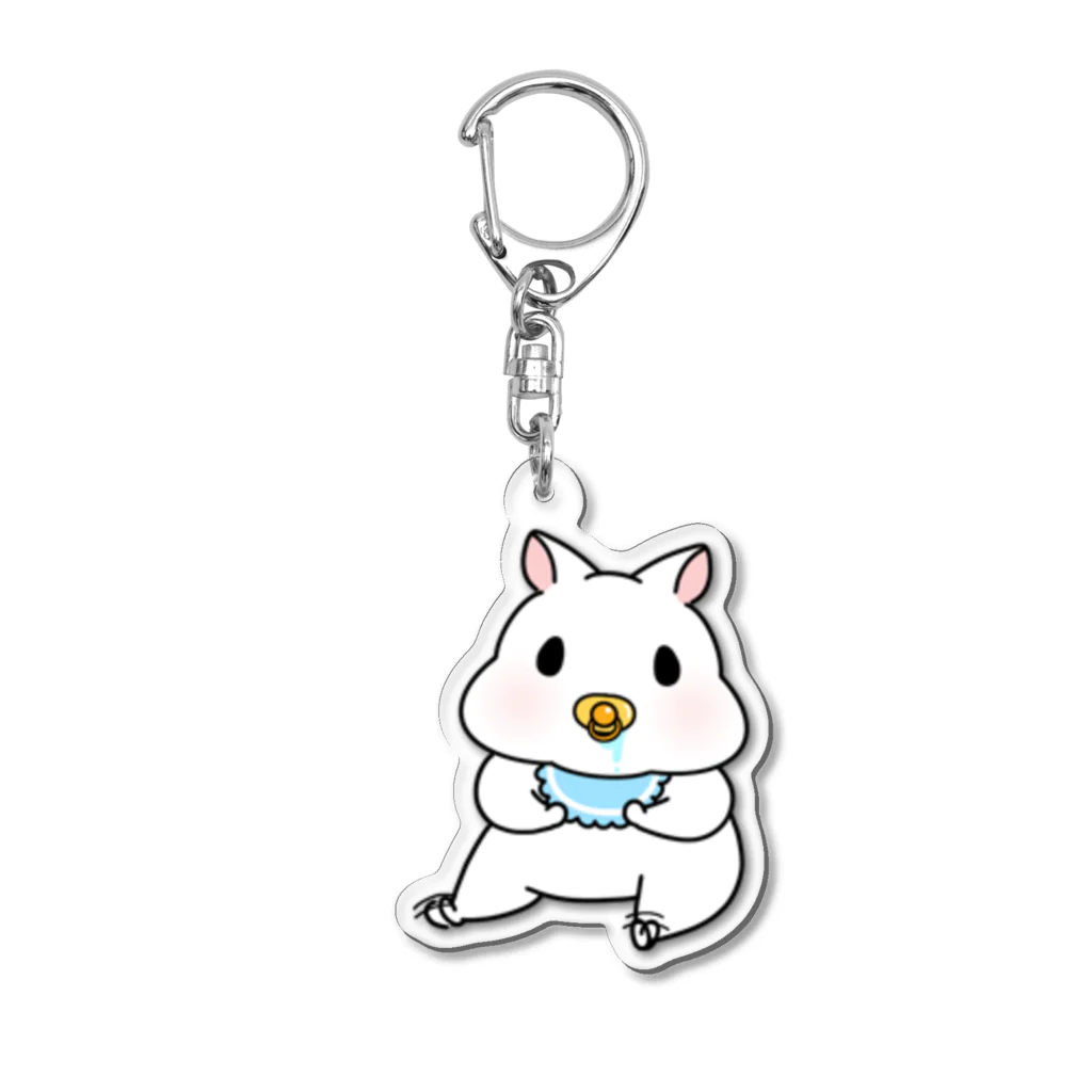 Miiiさんのおバブウッサ氏【お座り】 Acrylic Key Chain